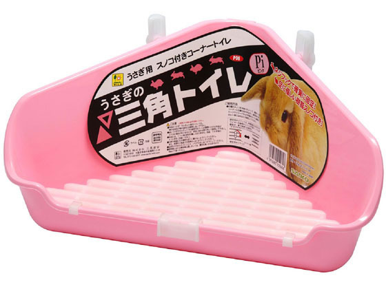 三晃商会 うさぎの三角トイレ ピンク P06