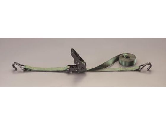 エスコ ベルト荷締機 ラチェット式 OD 660kg 35mm×5.3m