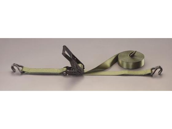 エスコ ベルト荷締機 ラチェット式 OD 1650kg 50mm×8.2m