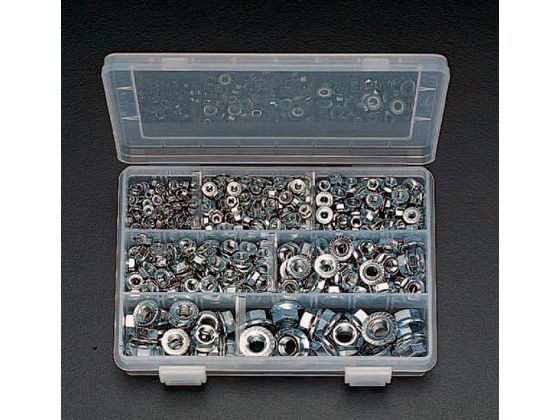エスコ フランジナットセット クロメートメッキ M3-M12 EA949GF エスコ フランジナットセット クロメートメッキ M3-M12 EA949GF