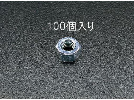 エスコ 六角ナット ユニクロメッキ 100個 M4 EA949GG-4 エスコ 六角ナット ユニクロメッキ 100個 M4 EA949GG-4