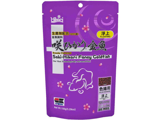 キョーリン 咲ひかり金魚色揚用浮上 150g 542043