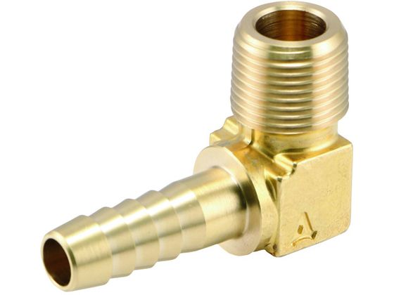 ASOH アングル型ホースニップル PT1／4×Φ10.5 RoHS HA-1210R