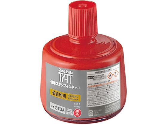 シヤチハタ TATインキ 多目的用A 大 赤 STGA-3-R