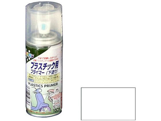 アサヒペン プラスチック用プライマー 100ml クリヤ