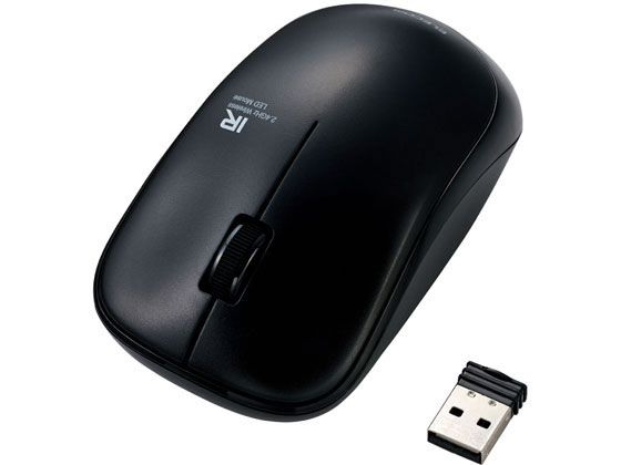エレコム 無線マウス 3ボタン 省電力 ブラック M-FIR08DRBK