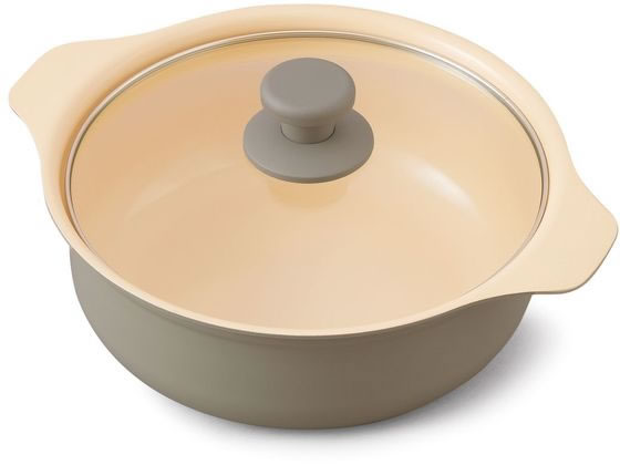 アイリスオーヤマ IHコンロ用鍋単品 24cm ブラウン IHKPーP24-T アイリスオーヤマ IHコンロ用鍋単品 24cm ブラウン IHKPーP24-T
