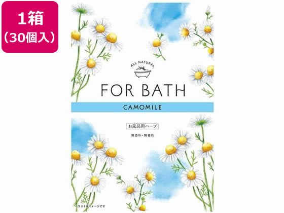 日本緑茶センター フォアバス 入浴剤 カモミール 9g 30個