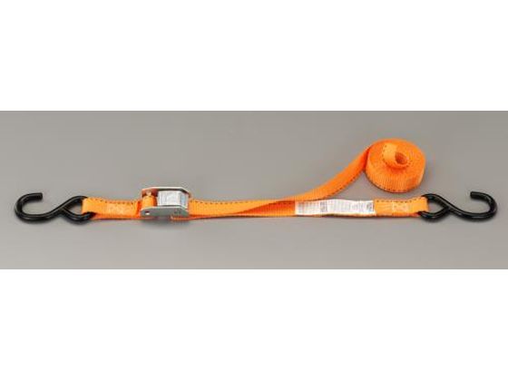 エスコ 荷締ストラップ オレンジ 25mm×3.0m EA982BA-21A
