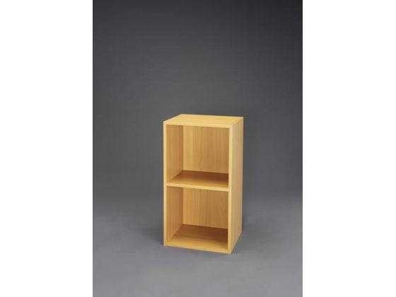 エスコ 木製収納棚 縦横自在連結式 370×300×740mm