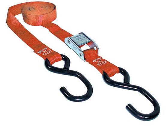 エスコ 荷締ストラップ オレンジ 25mm×4.5m EA982BA-30A
