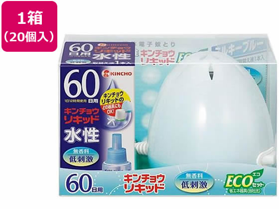 金鳥 水性キンチョウリキッド 60日無香料 20個