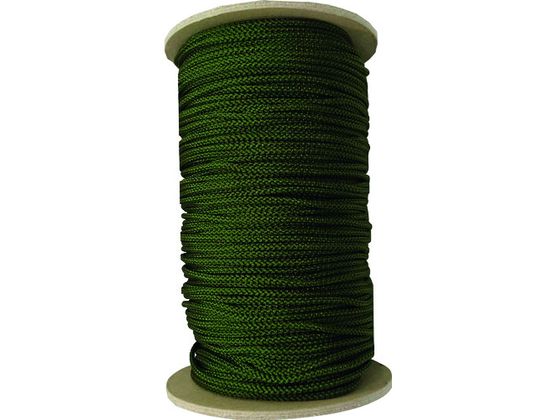 ユタカメイク 江戸打ち紐 ODグリーン 約3mm×130m PAR-8035