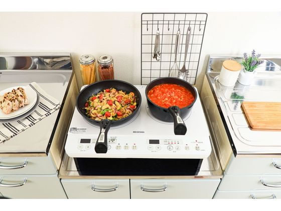 山善 YAMAZEN YEH-1456 2口 IH調理器 調理器台付 YAMAZEN YEH-1456『