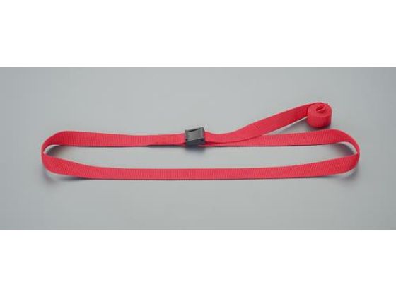 エスコ 荷締ストラップ 赤 25mm×4.0m EA982BA-124