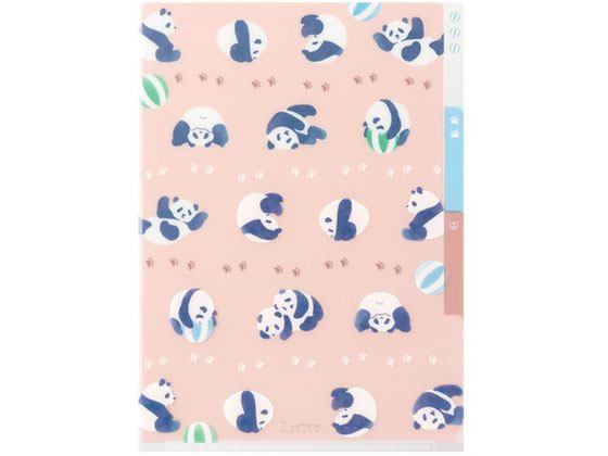 ミドリ 3ポケットクリアホルダー A5 パンダ 35569006
