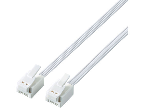 エレコム ツメ折れ防止モジュラーケーブル 10m MJ-T10WH