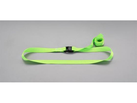 エスコ 荷締ストラップ 緑 25mm×6.0m EA982BA-136