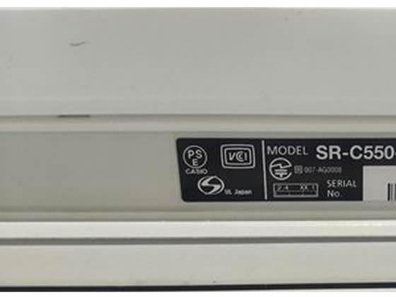 カシオ 電子レジスター4部門 ホワイト SR-C550-EX-4SWEが73,920円 通販