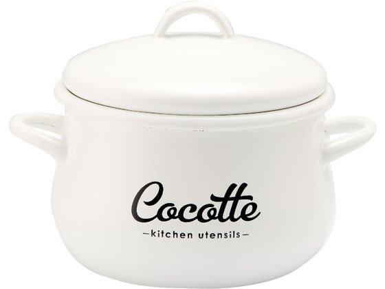 豊琺瑯 Lilly White ホーロー 両手鍋 16cm 「Cocotte」 豊琺瑯 Lilly White ホーロー 両手鍋 16cm 「Cocotte」