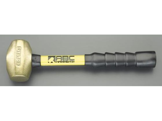 エスコ 真鍮ハンマー グラスファイバー柄 0.90kg 38mm EA575EL-1