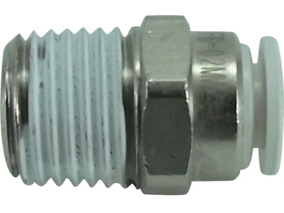 チヨダ ファイブメイルコネクタ W(白)6mm・R1/4 F6-02MW チヨダ ファイブメイルコネクタ W(白)6mm・R1/4 F6-02MW