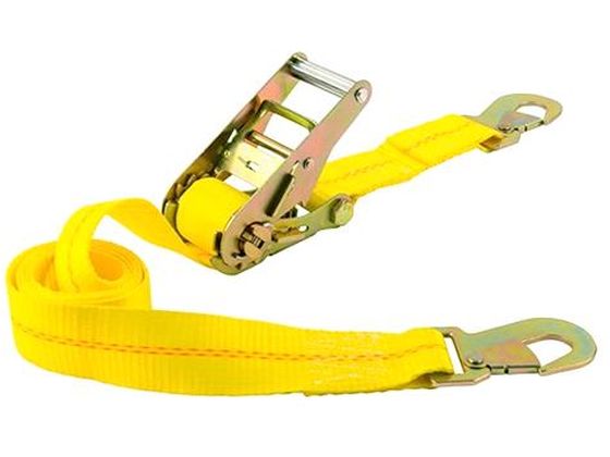 エスコ ベルト荷締機 ラチェット式 黄 900kg 50mm×2.1m