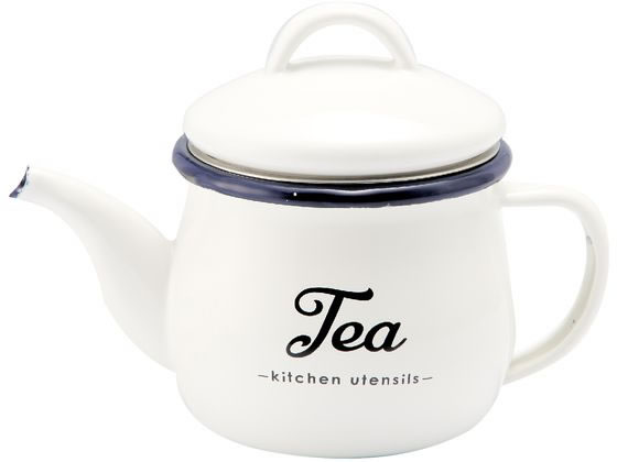 豊琺瑯 Lilly White ホーロー ティーポット 「Tea」 LW-207