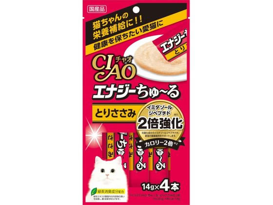 いなば CIAO エナジーちゅーる とりささみ 14g×4本 いなば CIAO エナジーちゅーる とりささみ 14g×4本