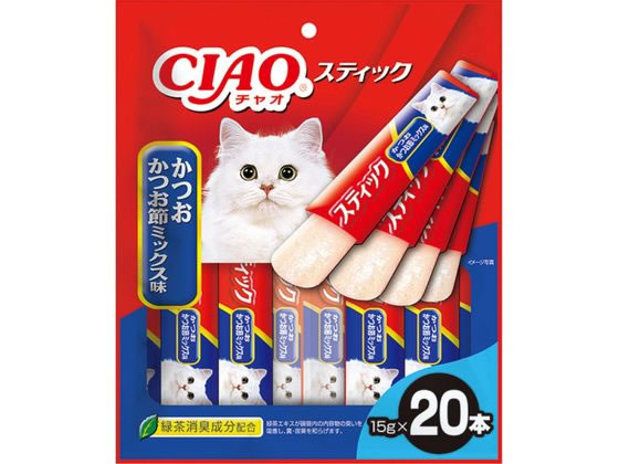 いなば CIAO スティック かつお かつお節ミックス 15g×20本 いなば CIAO スティック かつお かつお節ミックス 15g×20本