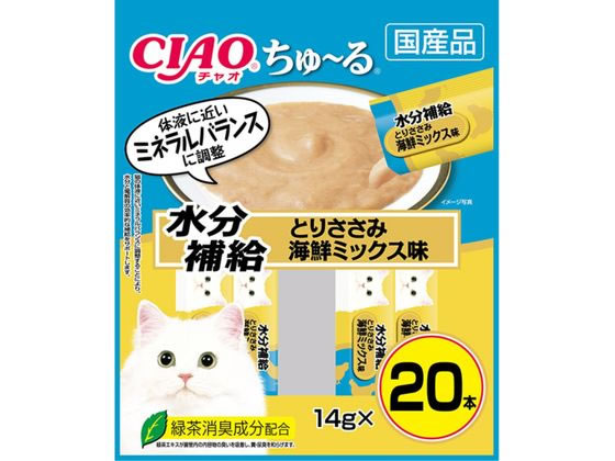 いなば CIAO ちゅーる 水分補給 ささみ海鮮ミックス 20本 いなば CIAO ちゅーる 水分補給 ささみ海鮮ミックス 20本
