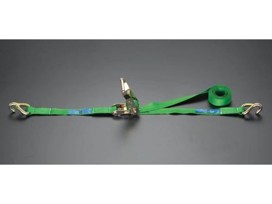 エスコ ベルト荷締機 ラチェット式 660kg 35mm×6.0m EA982CB-6