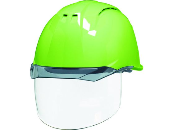 DIC 透明バイザーヘルメット シールド面付 フレッシュグリーン/スモーク DIC 透明バイザーヘルメット シールド面付 フレッシュグリーン/スモーク