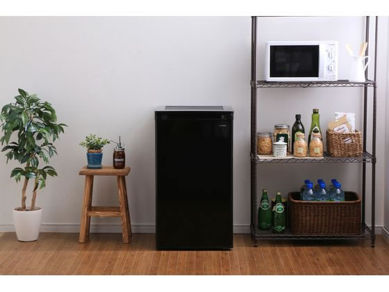 【美品】アイリスオーヤマ 冷凍庫 60L ブラック IUSD-6B-B アイリスオーヤマ 前開き式冷凍庫/IUSD-6B-B ブラック/60L : DCM