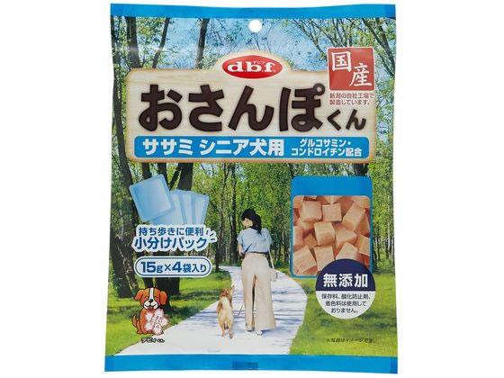 デビフペット おさんぽくん ササミ シニア犬用 15g×4袋入 デビフペット おさんぽくん ササミ シニア犬用 15g×4袋入