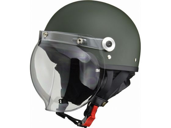 リード工業 CROSSバブルシールド ハーフヘルメットMATG CR761MATGRLL