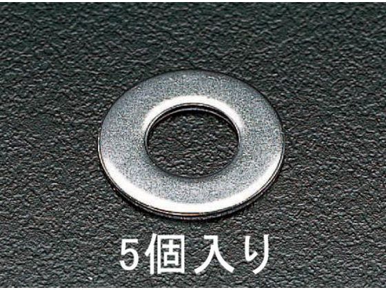 エスコ 平ワッシャー ステンレス製 M18 5個 EA949SE-18 エスコ 平ワッシャー ステンレス製 M18 5個 EA949SE-18