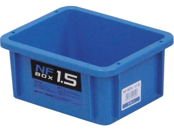 ●型番：NF-1.5BL●色：ブルー ●容量（L）：1．5 ●外形寸法（mm）間口：189 ●外形寸法（mm）奥行：154 ●外形寸法（mm）高さ：84 ●有効内寸（mm）間口：159 ●有効内寸（m