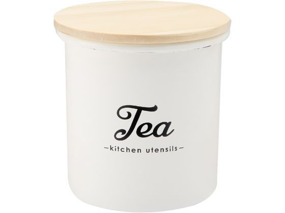 豊琺瑯 Lilly White ホーロー キャニスター 「Tea」 LW-214 豊琺瑯 Lilly White ホーロー キャニスター 「Tea」 LW-214