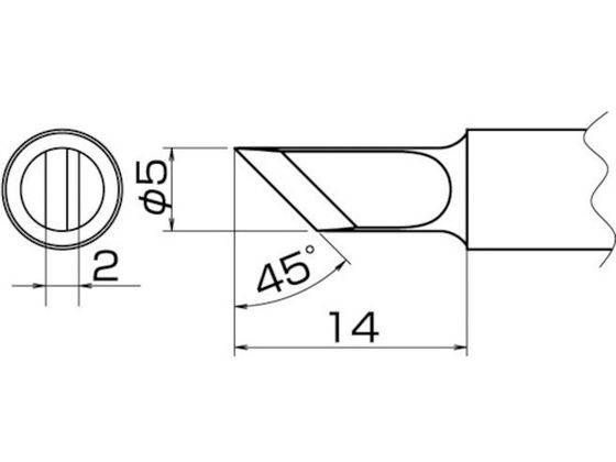 白光 こて先 K型 T20-K 白光 こて先 K型 T20-K