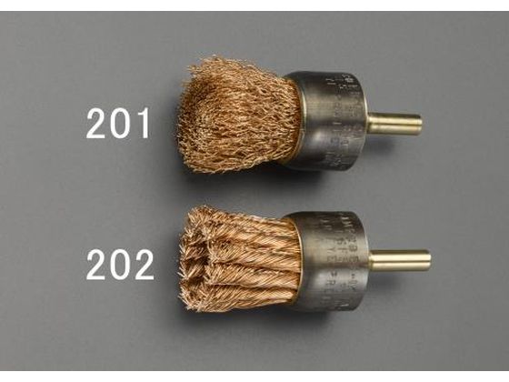 エスコ 軸付ワイヤーブラシ ノンスパーキング 25mm 6.35mm エスコ 軸付ワイヤーブラシ ノンスパーキング 25mm 6.35mm