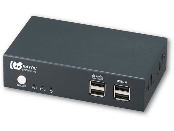 ラトックシステム デュアルディスプレイ対応 HDMI切替器 RS-250UH2