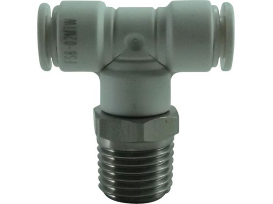 チヨダ ファイブSUSメイルブランチティ 白 6mm・R1/4 FS6-02MTW チヨダ ファイブSUSメイルブランチティ 白 6mm・R1/4 FS6-02MTW