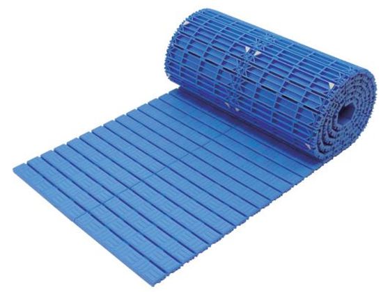 TRUSCO 巻取式スノコ 600×6000mm ブルー TR-60BL-N
