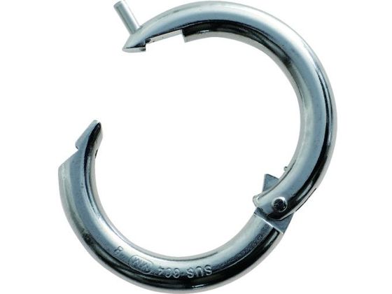 TRUSCO ステンレス ピン止めチェーンキャッチ 線径8mm 内径35mm