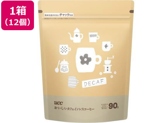 UCC おいしいカフェインレスコーヒー 袋 90g 12個 UCC おいしいカフェインレスコーヒー 袋 90g 12個