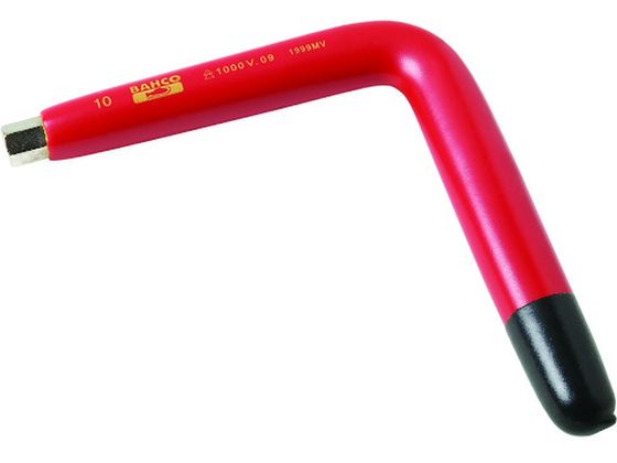 バーコ 1000V絶縁仕様ヘックスレンチ 10mm 1999MV-10 バーコ 1000V絶縁仕様ヘックスレンチ 10mm 1999MV-10