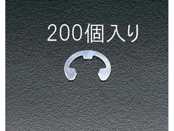 エスコ Eリング 三価クロメート 1.5mm 200個 EA949WE-1.5