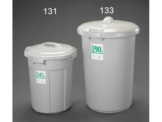 エスコ ダストボックス 蓋付 45L EA995CA-131