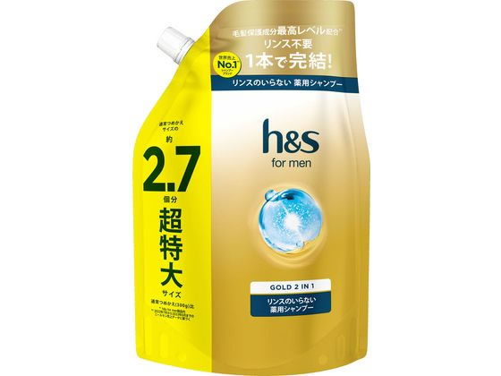P & G h & s formen ゴールド 2in1 薬用シャンプー 詰替え 800mL